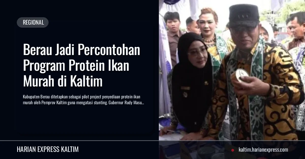 Berau Jadi Percontohan Program Protein Ikan Murah di Kaltim