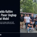 Jatanras Polda Kaltim dan Polres Paser Ungkap Kasus Curat Mobil