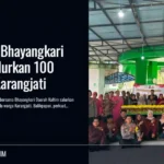 Polwan & Bhayangkari Kaltim Salurkan 100 Paket di Karangjati