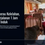 Siswa SD Berau Kelelahan, Tempuh Perjalanan 1 Jam ke Sekolah Induk