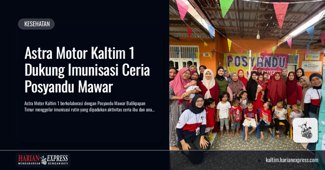 Astra Motor Kaltim 1 Dukung Imunisasi Ceria Posyandu Mawar