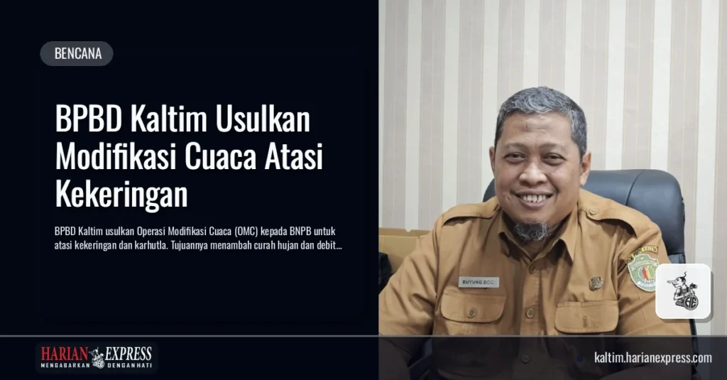 BPBD Kaltim Usulkan Modifikasi Cuaca Atasi Kekeringan