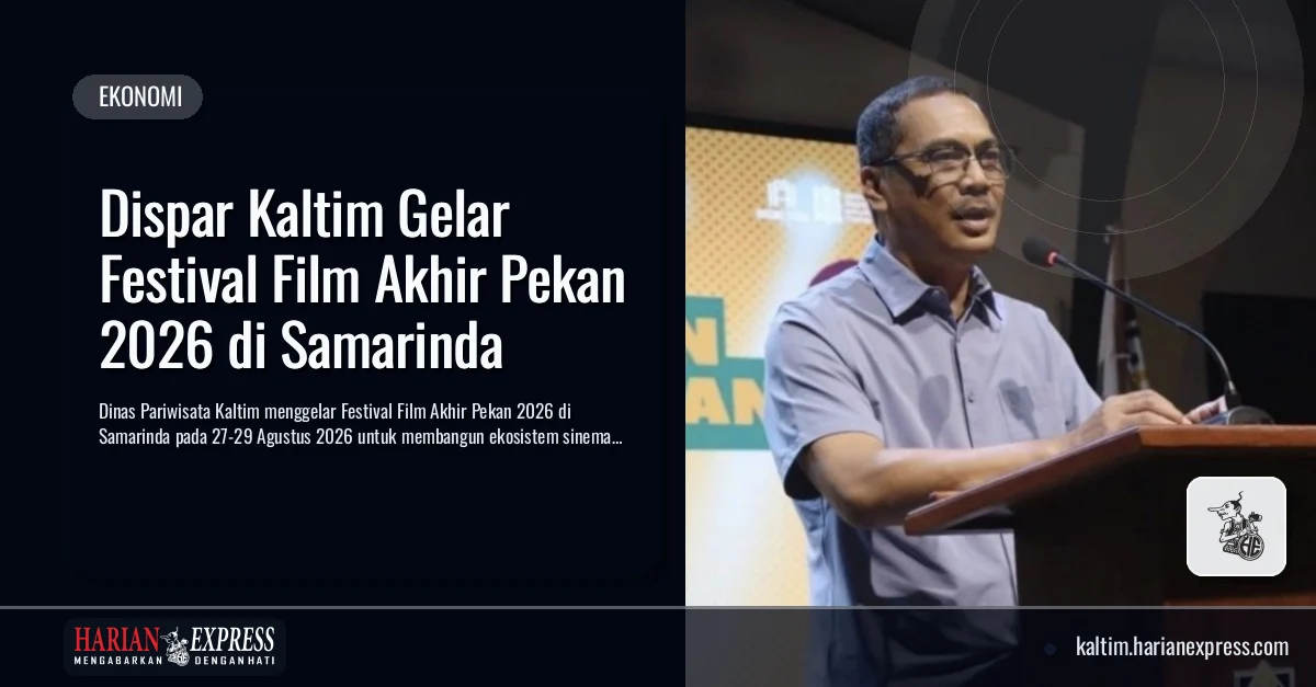 Dispar Kaltim Gelar Festival Film Akhir Pekan 2026 di Samarinda