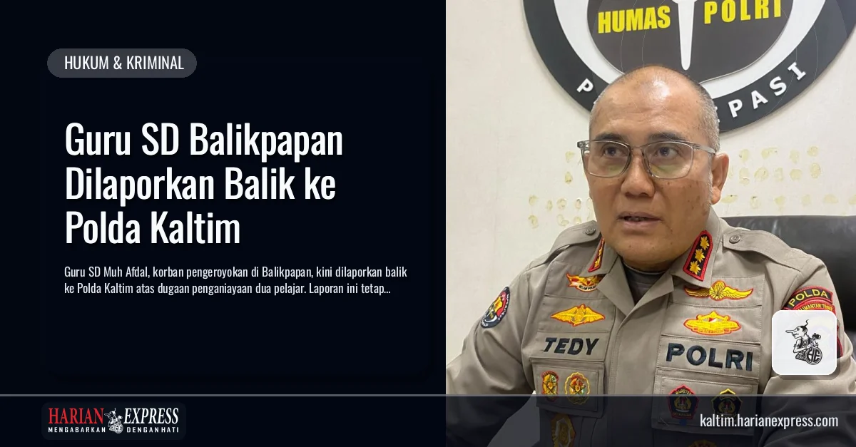 Guru SD Balikpapan Dilaporkan Balik ke Polda Kaltim