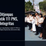 Kakanwil Ditjenpas Kaltim Lantik 111 PNS, Tekankan Integritas