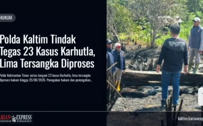 Polda Kaltim Tindak Tegas 23 Kasus Karhutla, Lima Tersangka Diproses