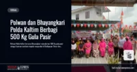 polwan-bhayangkari-polda-kaltim-bagi-sembako