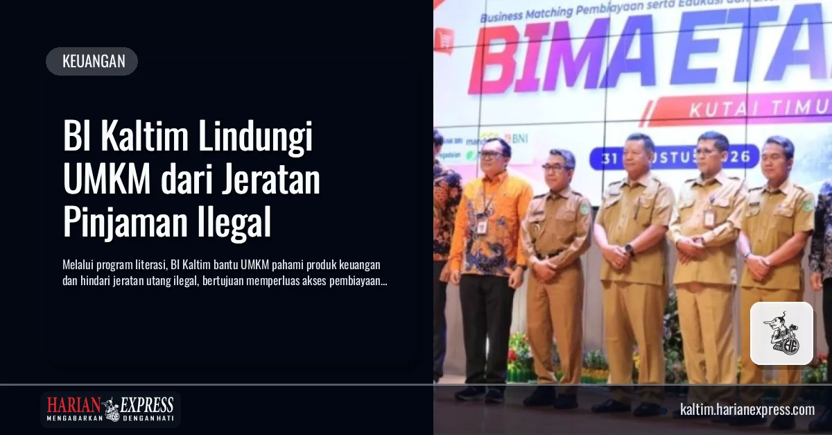 BI Kaltim Lindungi UMKM dari Jeratan Pinjaman Ilegal