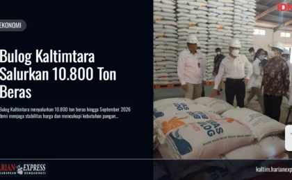 Bulog Kaltimtara Salurkan 10.800 Ton Beras