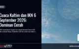 Cuaca Kaltim dan IKN 6 September 2026: Dominan Cerah