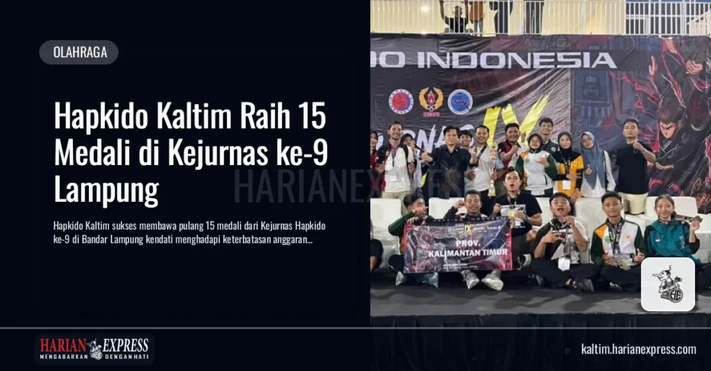 Hapkido Kaltim Raih 15 Medali di Kejurnas ke-9 Lampung