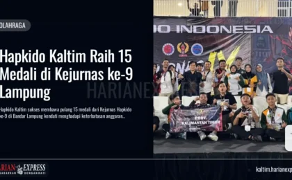 Hapkido Kaltim Raih 15 Medali di Kejurnas ke-9 Lampung