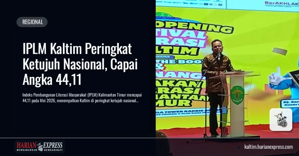 IPLM Kaltim Peringkat Ketujuh Nasional, Capai Angka 44,11