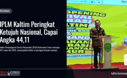IPLM Kaltim Peringkat Ketujuh Nasional, Capai Angka 44,11