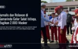 Jurnalis dan Relawan di Samarinda Gelar Salat Istisqa, Bagikan 2.000 Masker