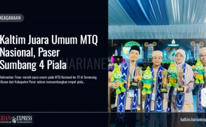 Kaltim Juara Umum MTQ Nasional, Paser Sumbang 4 Piala
