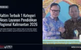 Kaltim Terbaik 1 Kategori Akses Layanan Pendidikan Regional Kalimantan 2026