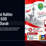 Kesbangpol Kaltim Targetkan 600 Pendonor Darah