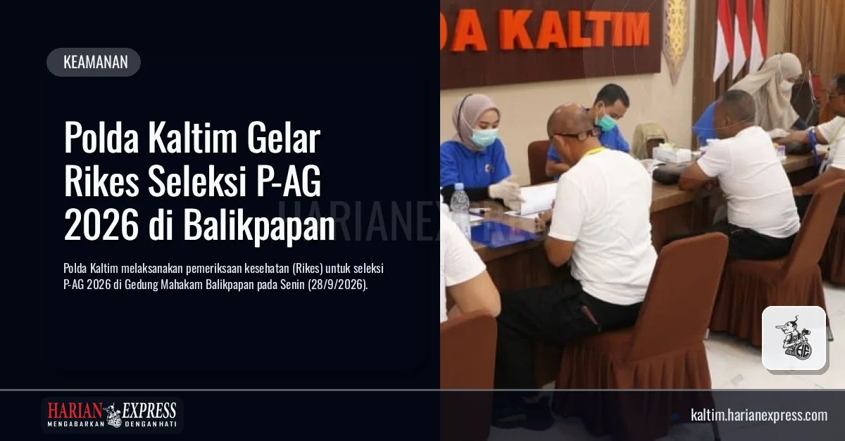 Polda Kaltim Gelar Rikes Seleksi P-AG 2026 di Balikpapan