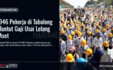 946 Pekerja di Tabalong Tuntut Gaji Usai Lelang Aset