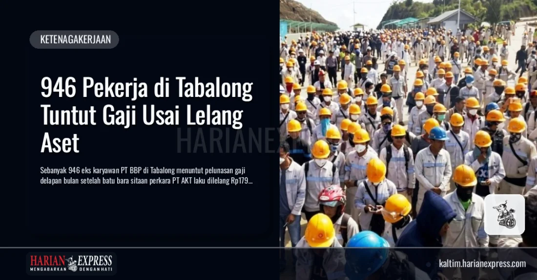 946 Pekerja di Tabalong Tuntut Gaji Usai Lelang Aset