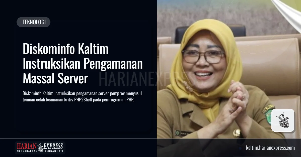 Diskominfo Kaltim Instruksikan Pengamanan Massal Server
