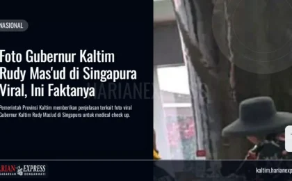 Foto Gubernur Kaltim Rudy Mas’ud di Singapura Viral, Ini Faktanya