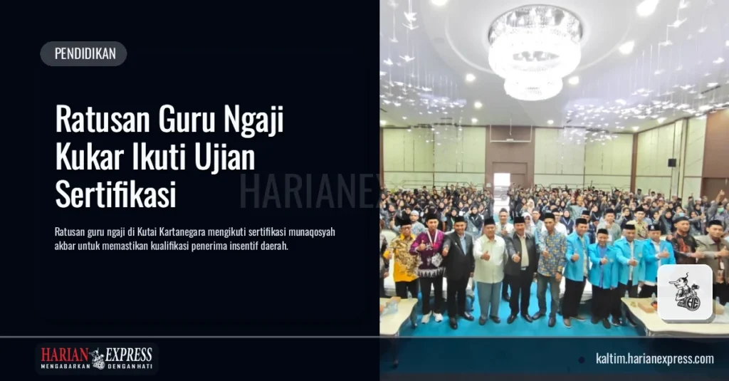 Ratusan Guru Ngaji Kukar Ikuti Ujian Sertifikasi
