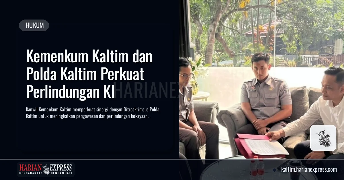 Kemenkum Kaltim dan Polda Kaltim Perkuat Perlindungan KI