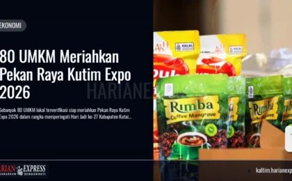 80 UMKM Meriahkan Pekan Raya Kutim Expo 2026