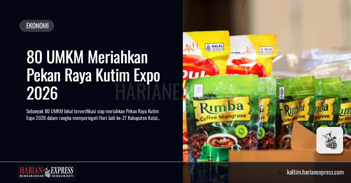 80 UMKM Meriahkan Pekan Raya Kutim Expo 2026