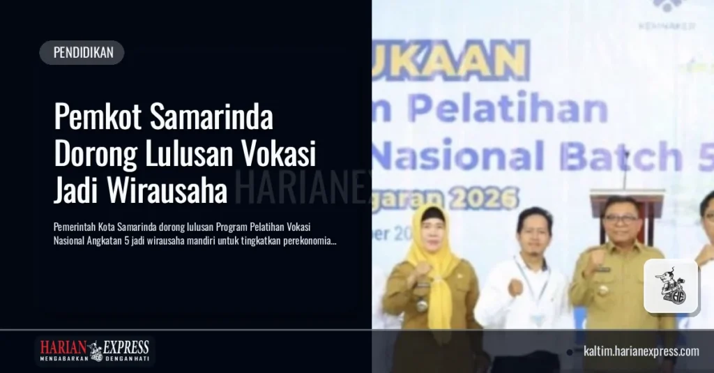 Pemkot Samarinda Dorong Lulusan Vokasi Jadi Wirausaha