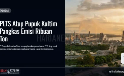 PLTS Atap Pupuk Kaltim Pangkas Emisi Ribuan Ton