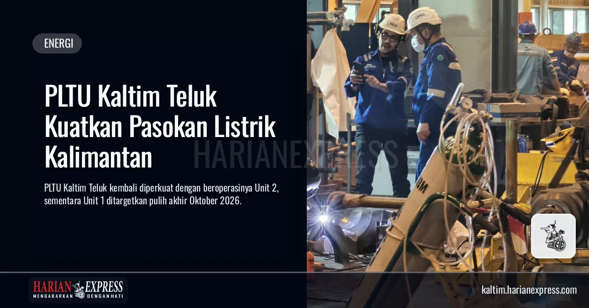 PLTU Kaltim Teluk Kuatkan Pasokan Listrik Kalimantan