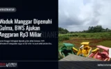Waduk Manggar Dipenuhi Gulma, BWS Ajukan Anggaran Rp3 Miliar